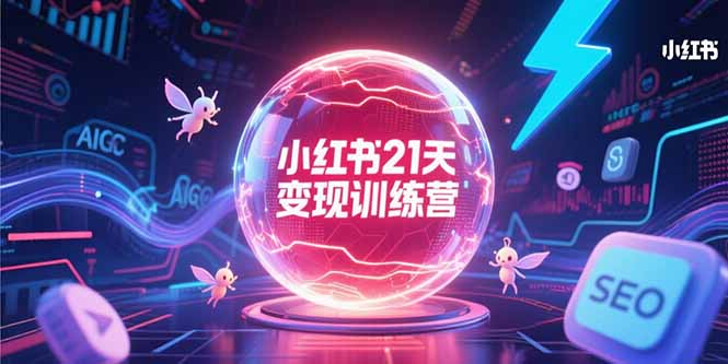 （15328期）小红书21天变现训练营，AIGC工具高效应用，SEO优化核心技巧-云商网创
