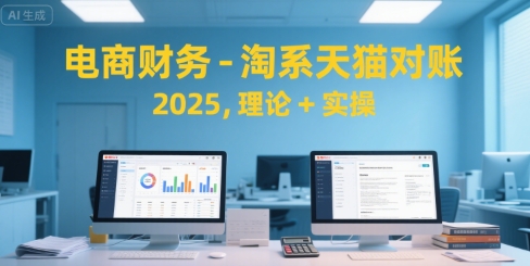 电商财务-淘系天猫对账2025，理论+实操-云商网创