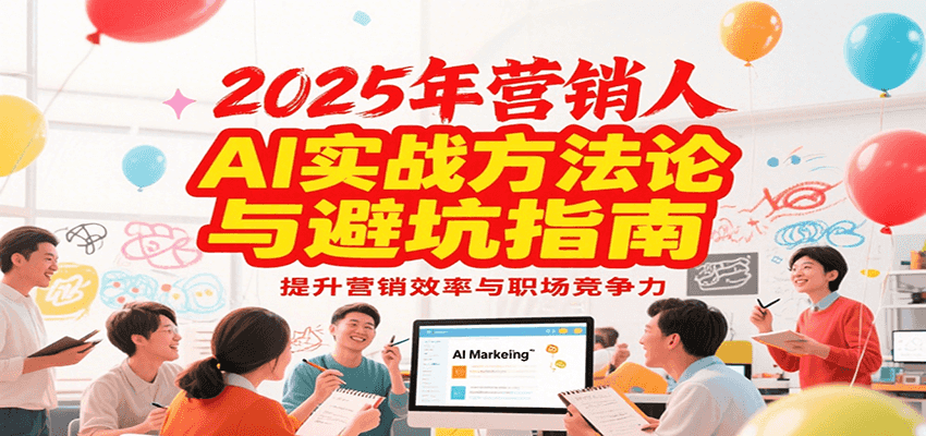 2025年营销实战方法论与避坑指南，利用AI提升营销效率与职场竞争力-云商网创