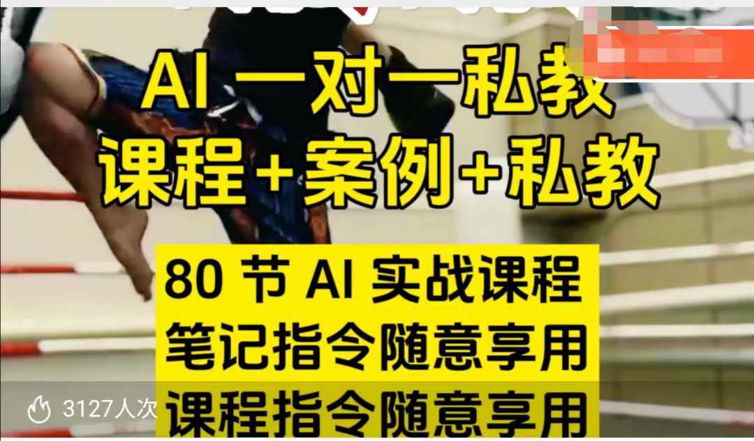 AI指令实战课，课程+案例，80节AI实战课程，笔记指令随意享用，课程指令随意享用（更新7月）-云商网创
