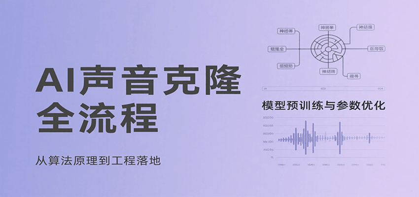 AI声音克隆全流程，基础概念到实战应用，3秒极速声音复刻、模型预训练、云端部署等-云商网创