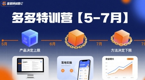 多多特训营【5-7月】产品决定上限，方法决定下限，各种玩法技巧落地实操-云商网创