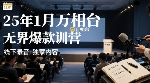 25年1月万相台无界爆款特训营线下录音-云商网创