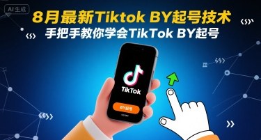 8月最新Tiktok搬运起号技术，手把手教你学会TikTok搬运起号-云商网创