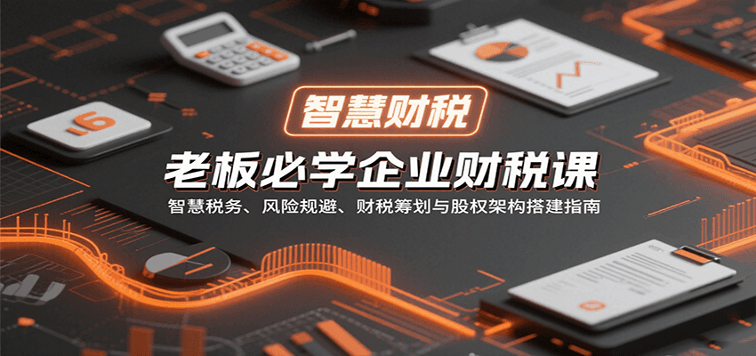 老板必学企业财税课：智慧税务、风险规避、财税筹划与股权架构搭建指南-云商网创