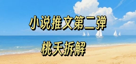 小说推文项目操作全流程第二弹，0粉就能做，门槛低非常适合新手-云商网创